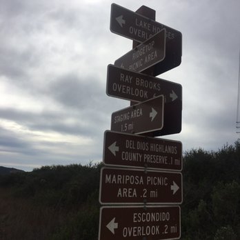 Elfin Forest Recreational Reserve - Signs at the end of the "way up" trail. Lots of options - Hiking Near Me - Escondido, California Elfin Forest Recreational Reserve - Signs at the end of the "way up" trail. Lots of options - Hiking Near Me - Escondido, California