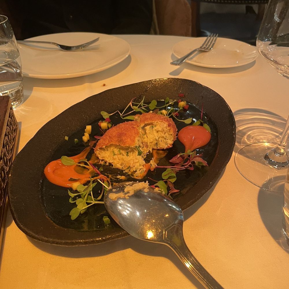 Veeraswamy - Crab cake was - Indian Near Me - London, XGL Veeraswamy - Crab cake was - Indian Near Me - London, XGL
