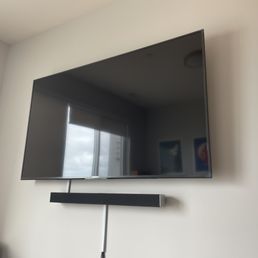 75 in Sony with sound bar.