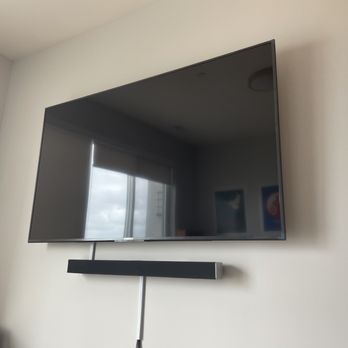 Petraglia Services - 75 in Sony with sound bar. - Home Theatre Installation Near Me