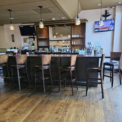 Aji Fusion - The bar is close to the entrance of the restaurant.