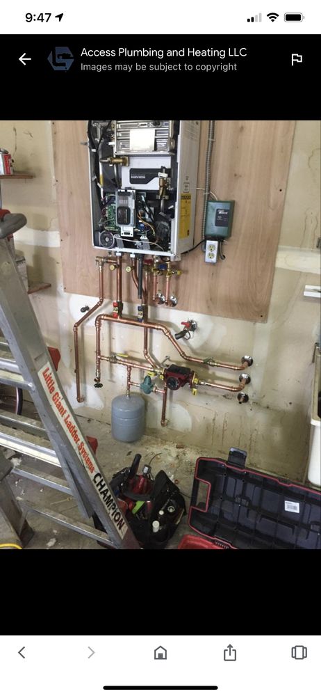 Slide of Access plumbing and heating
