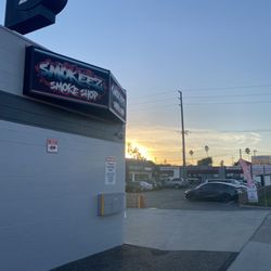 Smokeez Smoke Shop - Stopped at Smokeez's Smoke Shop before the beach sunset.
