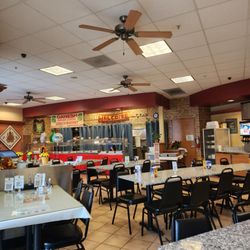 Ganesh Indian Cuisine - Ready for lunch buffet. Yum!