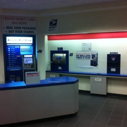 US Post Office - Automatic postal center and drop bins