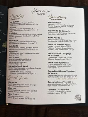 Menu photo 1 Cuevacia Atlanta, GA Menu photo 1 Cuevacia Atlanta, GA