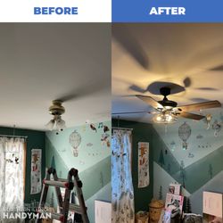 Northern Illinois Handyman - Ceiling Fan Replacement