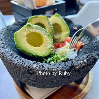 AÑEJO - Tableside guacamole $17.00 Pricey but fun to watch - Mexican Near Me - Toronto, Ontario