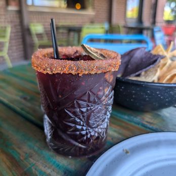 A'Verde Cocina and Tequila Library - Hot Mess Margarita - New Mexican Cuisine Near Me - Cary, North Carolina