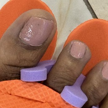 Pinky's Nail Spa - This was the level polishing that was done. She told me I hit it. I didn't... - Nail Salons Near Me - Clermont, Florida Pinky's Nail Spa - This was the level polishing that was done. She told me I hit it. I didn't... - Nail Salons Near Me - Clermont, Florida