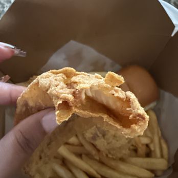 The Fish Shack - Thin ass piece of fish. It's more batter than anything - Fish & Chips Near Me - Long Beach, California The Fish Shack - Thin ass piece of fish. It's more batter than anything - Fish & Chips Near Me - Long Beach, California