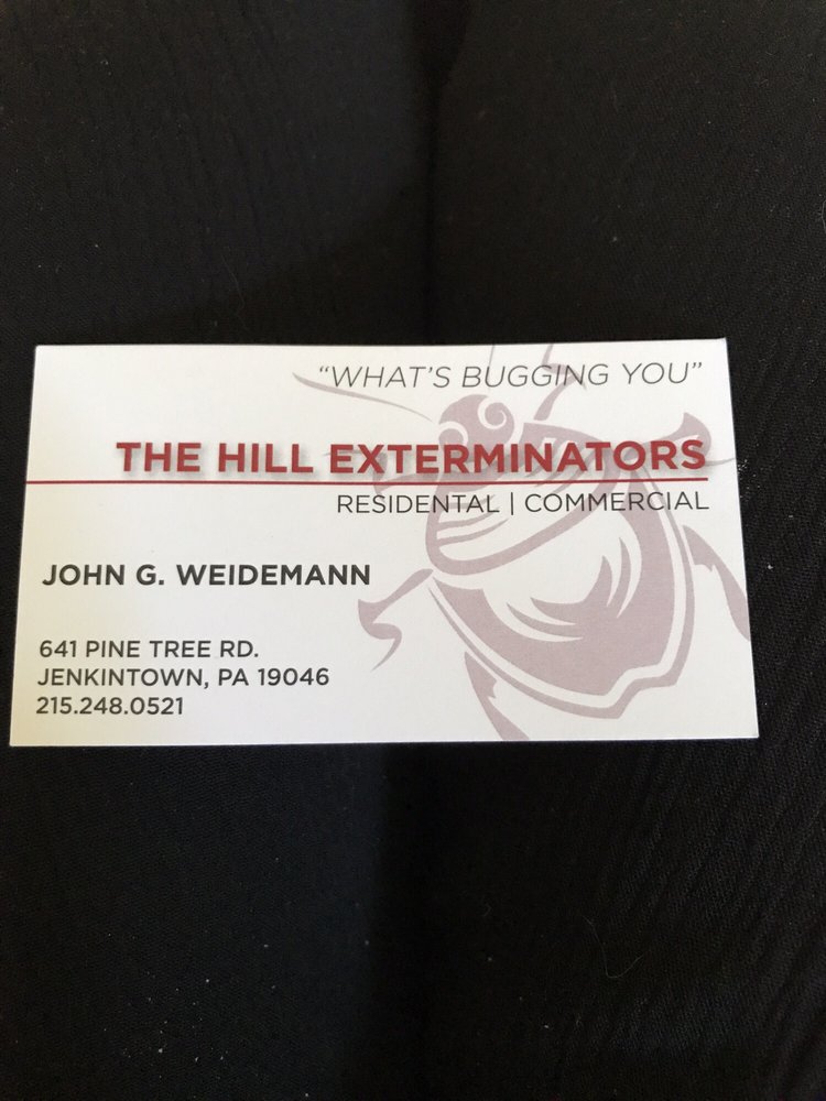 HILL EXTERMINATORS Updated August 2024 641 Rd, Jenkintown