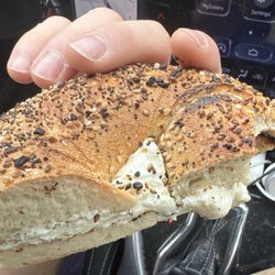 Brook Street Hot Bagels & Deli - Everything toasted w cc