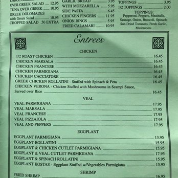Santorini's - Menu (page 2) - Italian Near Me - Lynbrook, New York