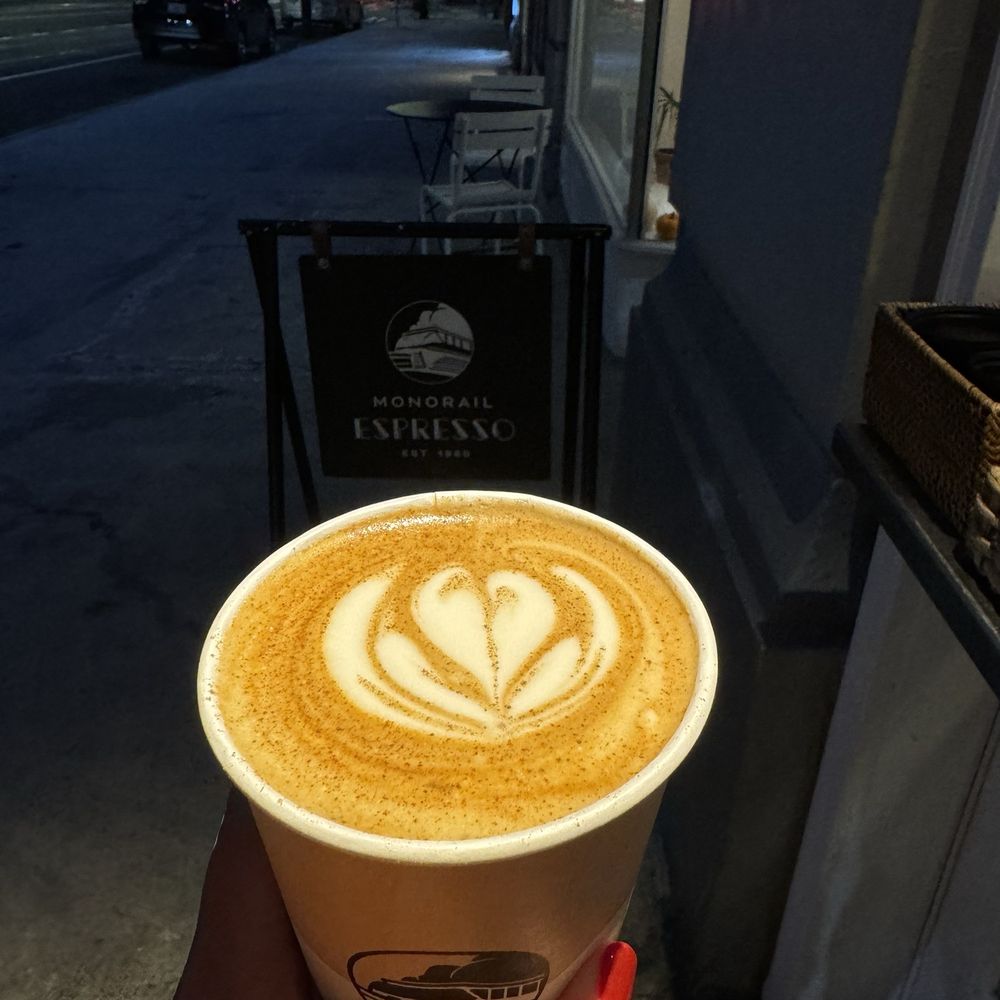 Monorail Espresso - Maple cinnamon latte - Coffee & Tea Near Me - Seattle, Washington Monorail Espresso - Maple cinnamon latte - Coffee & Tea Near Me - Seattle, Washington