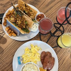 Brick & Spoon - Breakfast tacos & hash browns, mimosa flight, and classic breakfast special