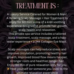 Scalp Massage Spa treatment