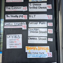 The Hot Puff Truck - Menu as of 6/9/23