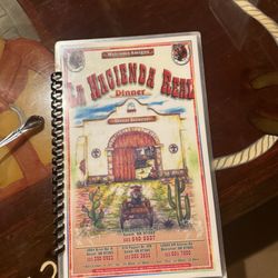 La Hacienda Real - Menu page