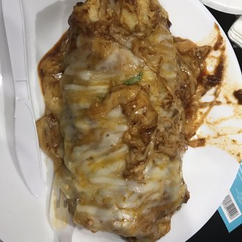Maria Bonita - The wet burrito on a 10 inch dinner plate. See how big it is! - Food Trucks Near Me - Honolulu County, Hawaii Maria Bonita - The wet burrito on a 10 inch dinner plate. See how big it is! - Food Trucks Near Me - Honolulu County, Hawaii
