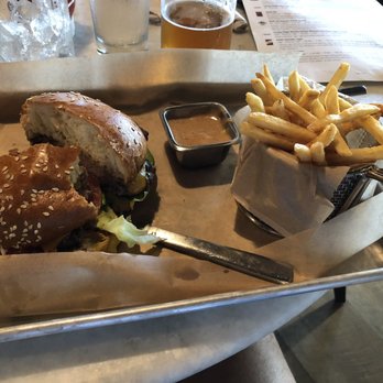 Latitude 105 Alehouse - Elk burger & fries. - Burgers Near Me - Estes Park, Colorado Latitude 105 Alehouse - Elk burger & fries. - Burgers Near Me - Estes Park, Colorado