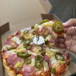Pizza Guys - Hawaiian pizza with jalapenos added