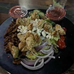 Valley Tavern - Grilled Chicken Cranberry Walnut Salad with Raspberry dressing