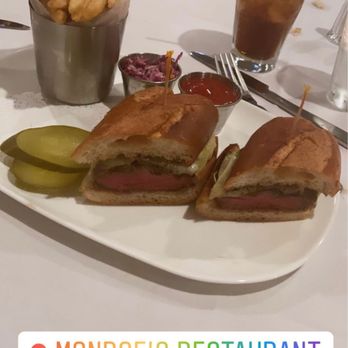 Monroe’s Restaurant - Sliced steak sandwich - American Near Me - Westbury, New York Monroe’s Restaurant - Sliced steak sandwich - American Near Me - Westbury, New York