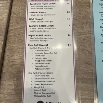 Denma Sushi & Ramen - Lunch Menu May 2022 - Sushi Bars Near Me - Centennial, Colorado