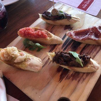 Patio Tapas and Beer - Variety of tapas. Lamb and churrasco were AMAZING!!! - Tapas/Small Plates Near Me - Boca Raton, Florida