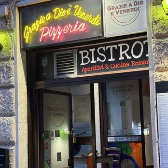 Grazie a Dio è Venerdi - Entrance to the restaurant - Pizza Near Me - Rome, RM Grazie a Dio è Venerdi - Entrance to the restaurant - Pizza Near Me - Rome, RM
