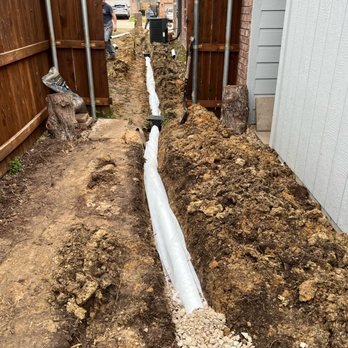 A Team Foundation + Construction - French drain install - Foundation Repair Near Me A Team Foundation + Construction - French drain install - Foundation Repair Near Me