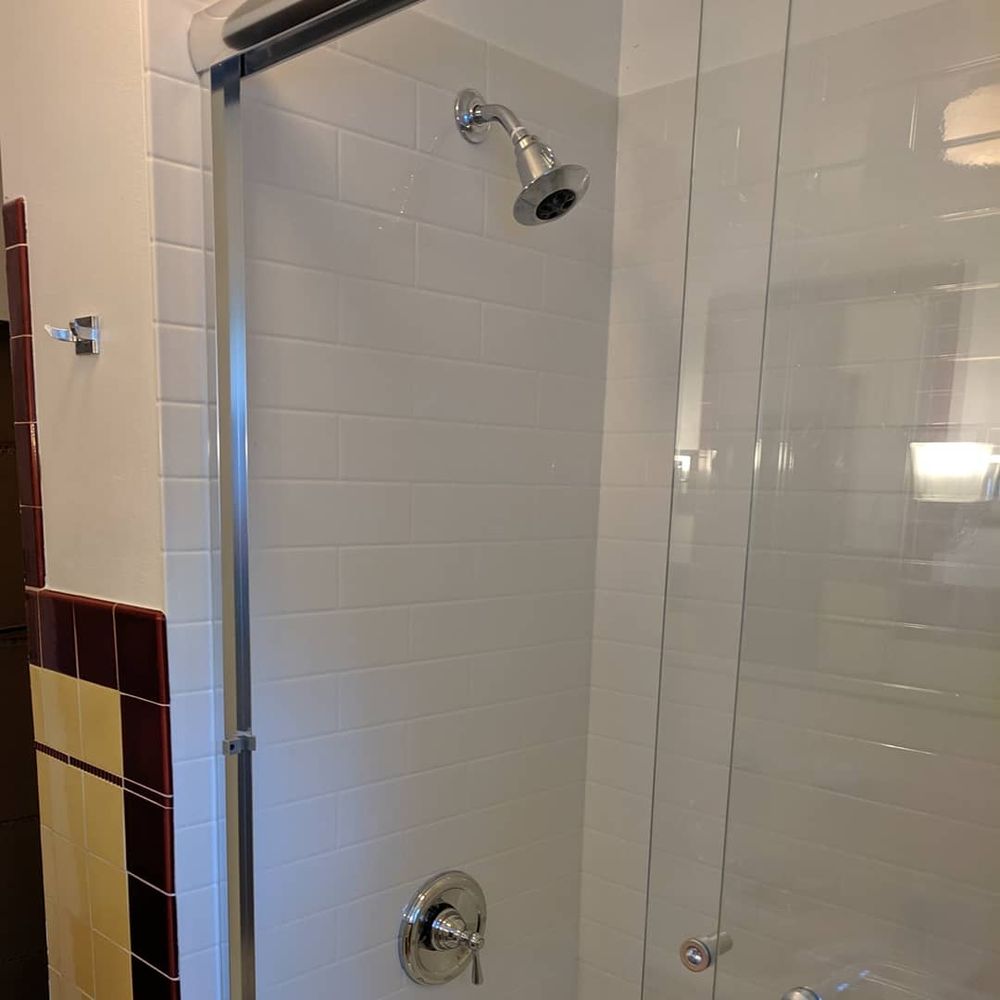 Silverado Showers - Worked to preserve our existing tile to create smooth transitions. No small feat in an old house! - Kitchen & Bath Near Me - Fife, Washington Silverado Showers - Worked to preserve our existing tile to create smooth transitions. No small feat in an old house! - Kitchen & Bath Near Me - Fife, Washington