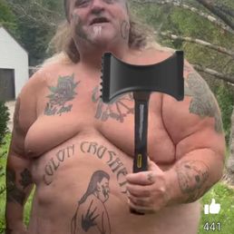 Even a meat hammer this big fails the tenderize 99 chicken..