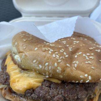 King's Burger - #4 but just the Double Combo Burger - Burgers Near Me - San Jose, California