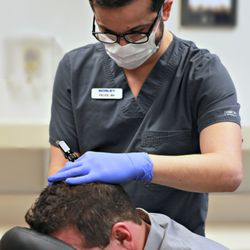 Bosley Hair Restoration & Transplant - Our SMP (Scalp Micro Pigmentation) artist Felice!