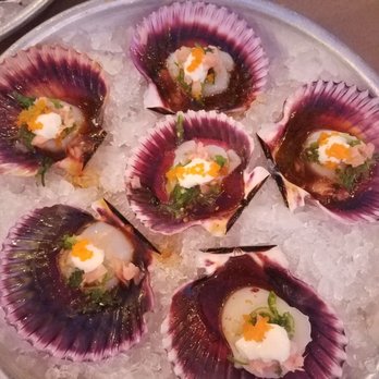 Bluewater Avalon - ponzu scallops sashimi. so freaking good. - Seafood Near Me - Avalon, California