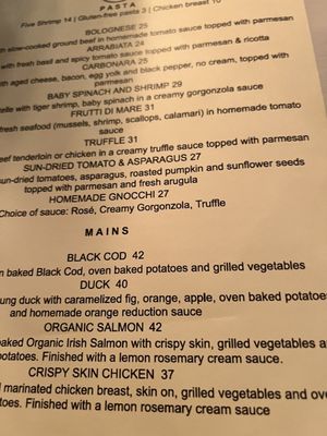 Menu photo 1 12 Tables Toronto, ON