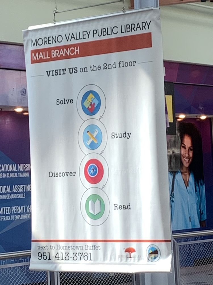 MORENO VALLEY LIBRARY Updated July 2025 22500 Town Cir, Moreno