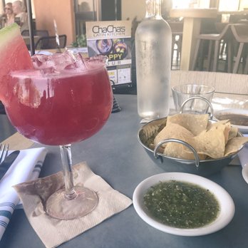 Cha Cha's Latin Kitchen - Grande watermelon marg was perfection - Mexican Near Me - Irvine, California Cha Cha's Latin Kitchen - Grande watermelon marg was perfection - Mexican Near Me - Irvine, California