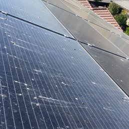 Before Jeff cleaned my solar panels Before Jeff cleaned my solar panels