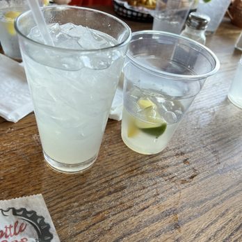 Bottle Cap - Strawberry & Lime beverage and water cup. The water was delicious! - Bars Near Me - Nashville, Tennessee
