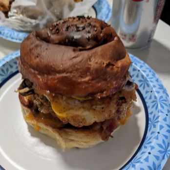 BRGRBELLY - Rising sun burger. Best fried egg burger I've had! - Burgers Near Me - Chicago, Illinois