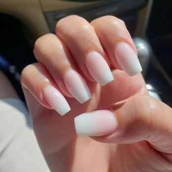 Jo Nails 2 - Ombre coffin nails by Ha - Nail Salons Near Me - Manteca, California