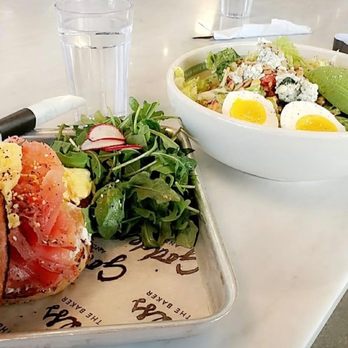 Goddess and the Baker, Corners of Brookfield, WI - Smoked Salmon Plate on the left. The Baker's Chopped on the right. Both were great! - Salad Near Me - Brookfield, Wisconsin Goddess and the Baker, Corners of Brookfield, WI - Smoked Salmon Plate on the left. The Baker's Chopped on the right. Both were great! - Salad Near Me - Brookfield, Wisconsin