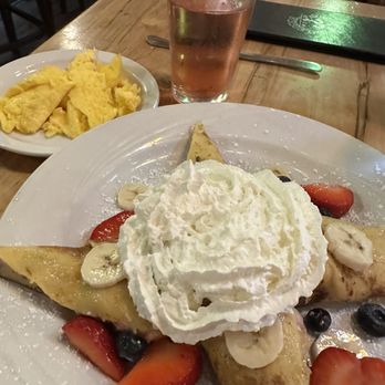 Foolish Craig's Cafe - Blintz, eggs, cranberry Mimosa - Creperies Near Me - Boulder, Colorado