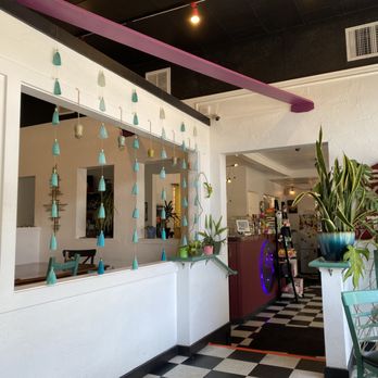 Over Easy - a view of a restaurant with a checkered floor - Breakfast & Brunch Near Me - Medford, Oregon Over Easy - a view of a restaurant with a checkered floor - Breakfast & Brunch Near Me - Medford, Oregon