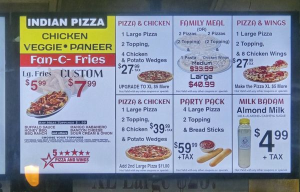 Menu photo 3 5 Star Pizza & Wings Fontana, CA Menu photo 3 5 Star Pizza & Wings Fontana, CA
