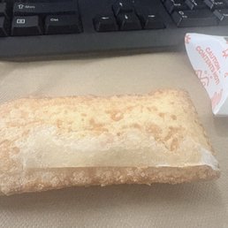 Here's the Strawberry Cream Cheese Pie it was deep fried in paper Here's the Strawberry Cream Cheese Pie it was deep fried in paper
