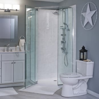 Re-Bath - Framed glass shower door. - General Contractors Near Me - Farmingdale, New York Re-Bath - Framed glass shower door. - General Contractors Near Me - Farmingdale, New York